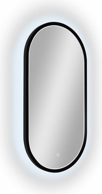 Зеркало Континент Delia Black Led 40x80