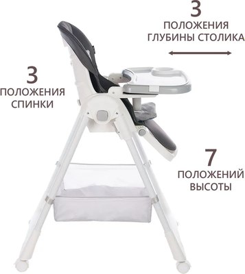 Стульчик для кормления Martin Noir Tody Lux