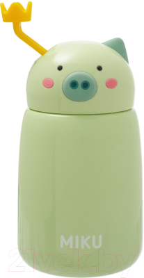 Термос для напитков Miku Король Свин / TH-KD-400G