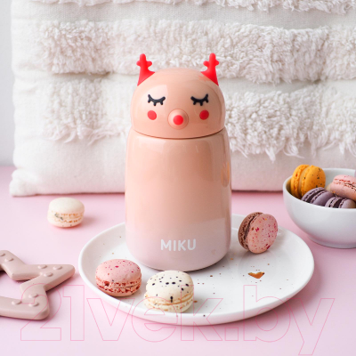 Термос для напитков Miku Умная Сова / TH-KD-400R