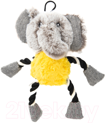 Игрушка для собак MPG brands Elder Club Слон с канатом / WB27163-VA - фото