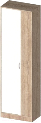 Шкаф-пенал Мебель-Класс Порто-1 (белый/дуб сонома) - фото