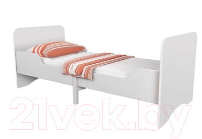 Односпальная кровать детская Polini Kids Fun 3200 - фото