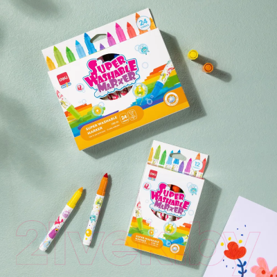 Фломастеры Deli EC155-24