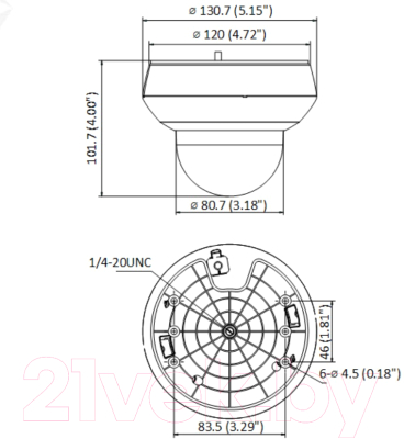 IP-камера HiWatch DS-I405M(C)