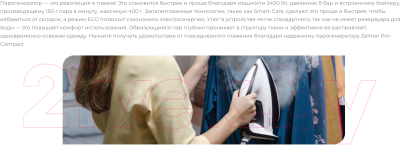 Утюг с парогенератором Zelmer ZIS8402