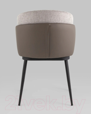 Стул Stool Group Пенелопа / FDC8054O BEL-14+270-23 (рогожка серый/экокожа серый)