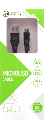 Кабель Digitalpart MC-302 MicroUSB