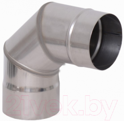 Поворот дымохода КПД 90 439/0.8мм ф130 - фото