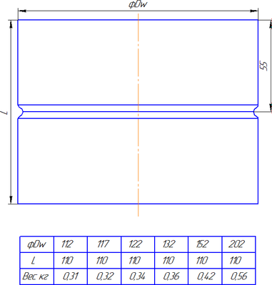 Адаптер для дымохода КПД 439/0.8мм ф130