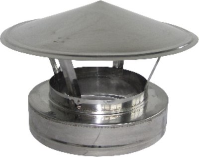 Зонт-заглушка дымохода КПД ф130x200 - фото