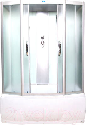 Душевая кабина Водный мир ВМ-8862 170x75 (белый/матовое стекло) - фото