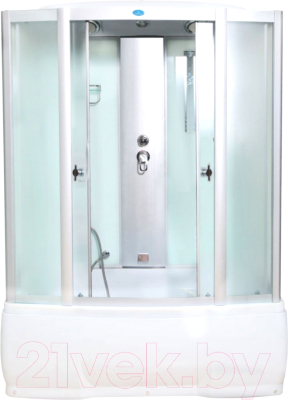 Душевая кабина Водный мир ВМ-8207 170x85 (белый/матовое стекло) - фото