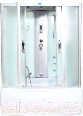 Душевая кабина Водный мир ВМ-8206 150x85 (белый/матовое стекло) - фото
