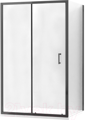 Душевой уголок Водный мир ВМ6003 120x80 (черный) - фото