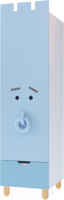 Шкаф-пенал Файрум Тови / ФР20-ТВ01 (голубой) - фото