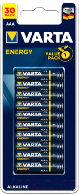 Комплект батареек Varta Energy LR03 AAA - фото