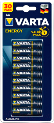 Комплект батареек Varta Energy LR6 AA - фото