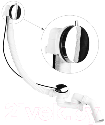 Сифон McAlpine Slim MP31SSF-CBR