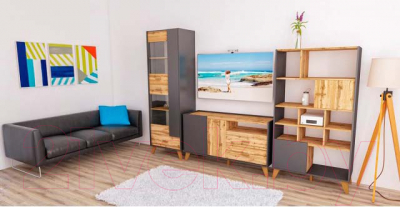 Стеллаж Мебель-Неман Сканди МН-036-11 (1)