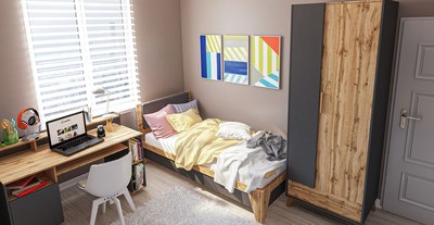 Письменный стол Мебель-Неман Сканди МН-036-25 (1)