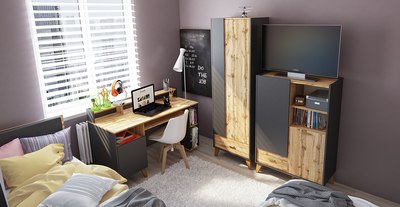 Письменный стол Мебель-Неман Сканди МН-036-25 (1)