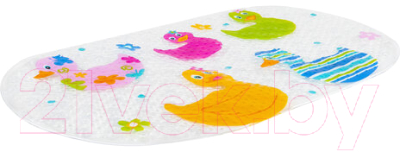Коврик для купания Brauberg Kids Утята Противоскользящий / 665184