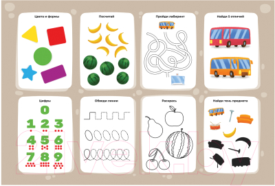 Комплект мебели с детским столом Ника КАМ-Р/1