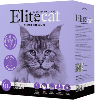 Наполнитель для туалета EliteCat Lavender 2466/EC - фото