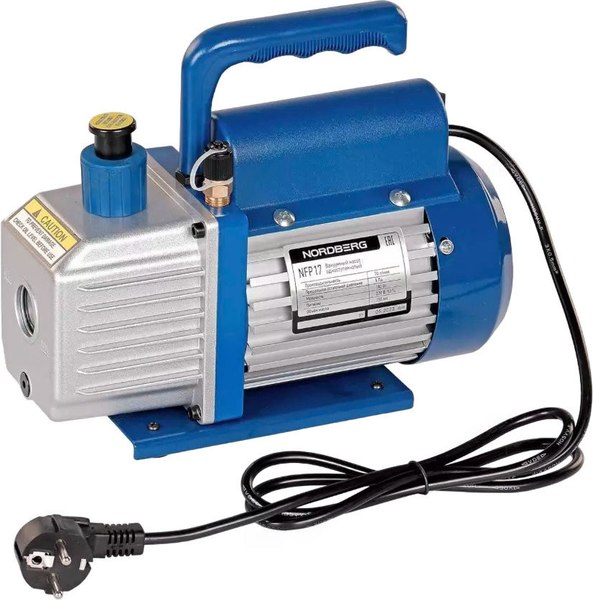 Вакуумный насос для заправки автокондиционера Nordberg NFP17 - фото