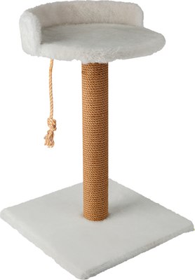 Лежанка-когтеточка Leader Toys Круг с квадратной платформой с кошачьей мятой / МТ14010 - фото