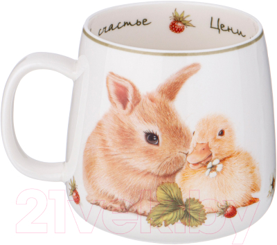 Чашка с блюдцем Lefard Лови счастье / 85-1975