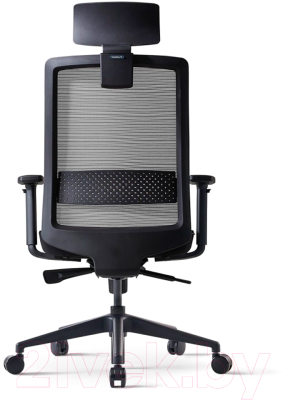 Кресло офисное Bestuhl S30 Black Pl с подголовником и подлокотником