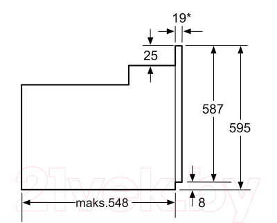 Электрический духовой шкаф Bosch HAF113ES1