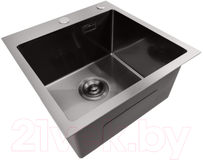 Мойка кухонная STELLAR E4444NB (нано черный)