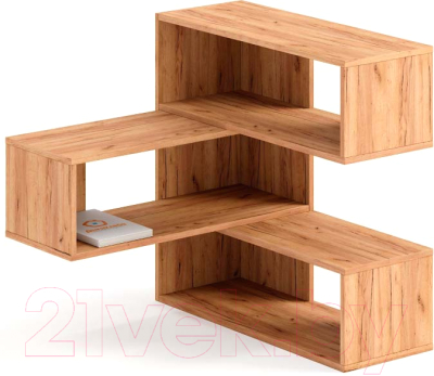 Стеллаж Домаклево Ларго 1 универсальный (золото)