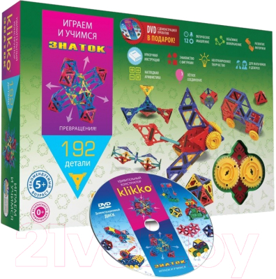 Конструктор кинетический Знаток Klikko / 70176 - фото
