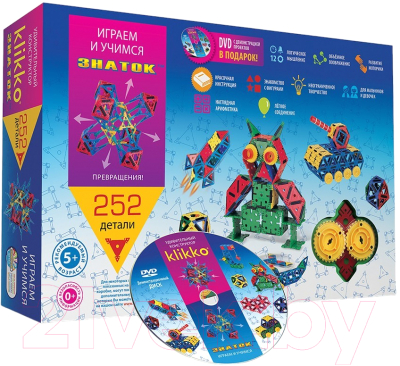 Конструктор кинетический Знаток Klikko / 70177 - фото