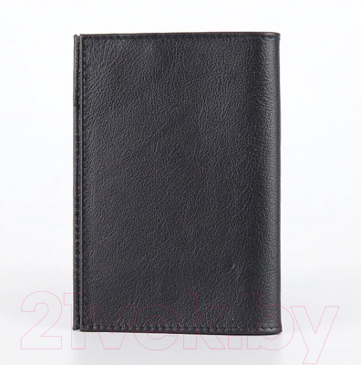 Обложка на паспорт Poshete 604-002-1LG-BLK