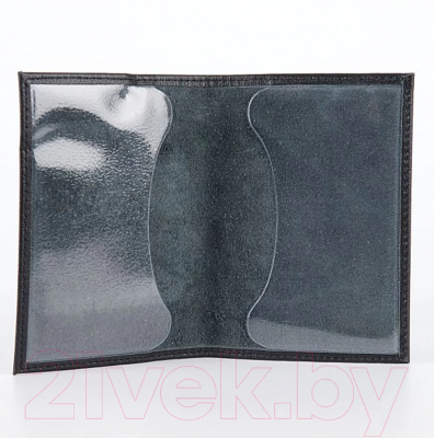 Обложка на паспорт Poshete 604-002-1LG-BLK