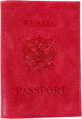 Обложка на паспорт Poshete 604-002K/NPK-RED - фото