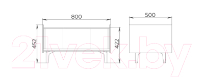 Журнальный столик Мебель-Неман Модена МН-048-26-Ц3