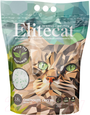 Наполнитель для туалета EliteCat Chrysolite Green Tea 4891/EC - фото