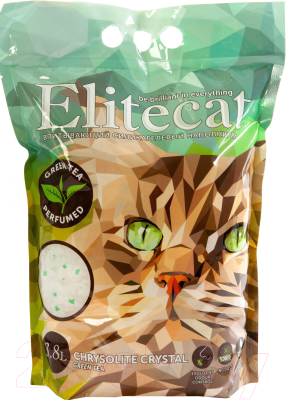 Наполнитель для туалета EliteCat Chrysolite Green Tea 4891/EC