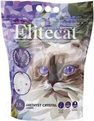 Наполнитель для туалета EliteCat Chrysolite Crystal Lavender 4898/EC - фото