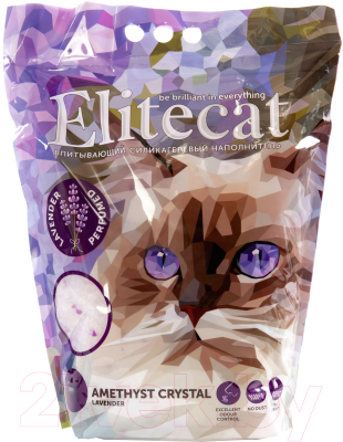 Наполнитель для туалета EliteCat Chrysolite Crystal Lavender 4898/EC