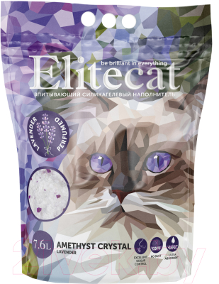 Наполнитель для туалета EliteCat Chrysolite Crystal Lavender 4894/EC - фото