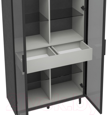 Шкаф с витриной Мебель-Неман Модена МН-048-22-Ц1