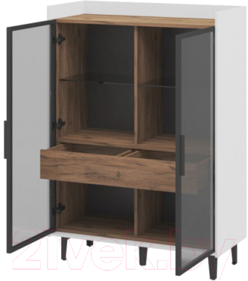 Шкаф с витриной Мебель-Неман Модена МН-048-23-Ц3