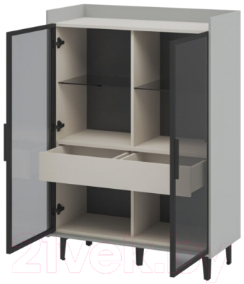 Шкаф с витриной Мебель-Неман Модена МН-048-23-Ц2